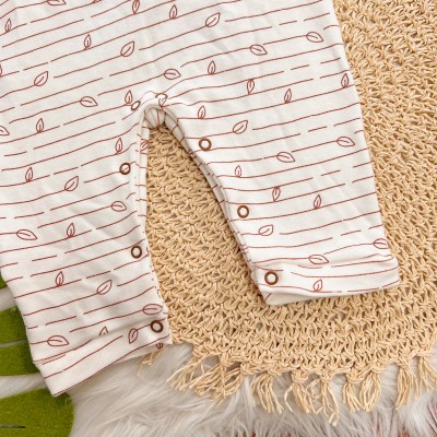 Macacão Malha Trape Zape - Outono - Off White e Ferrugem